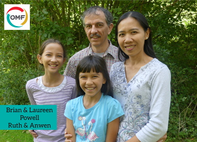 Picture of Brian, Laureen, Ruth &
                        Anwen